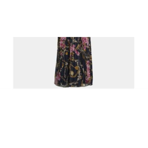 Abito Formale da Donna Xscape Taglia 2 Blu, Stile Tubino, Maniche Corte Stampate, Spalle Scoperte, Vita Naturale, Stampa Floreale in Chiffon - Product Image 6