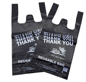 Sac à provisions Carry Logo personnalisé Gravure Impression Recyclable 100% LDPE Marque industrielle pour la promotion Made Vietnam OEM ODM - Product Image 6