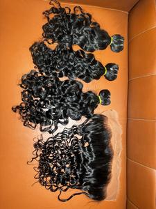 Extensions de cheveux humains indiens de qualité Remy, cuticules alignées, sans nœuds, couleur naturelle, donneur unique - Product Image 3