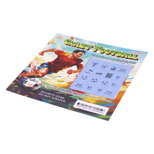 Billet de loterie <span class=keywords><strong>en</strong></span> <span class=keywords><strong>ligne</strong></span> international à thème personnalisé de haute qualité Super Lotto design <span class=keywords><strong>gratuit</strong></span> Jeu de cartes à gratter Loterie - Product Image 4