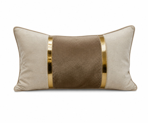 Housse de coussin décorative noire en jacquard patchwork brodée avec fermeture éclair - Product Image 3