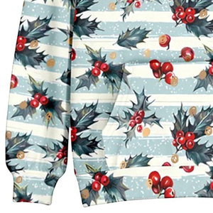 Sudadera con Capucha Unisex de Algodón 100%, Diseño Personalizado con Estampado de Papá Noel, Disfraz Navideño de Invierno, Sudadera de Alta Calidad - Product Image 4