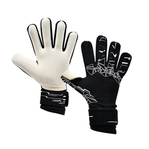 Gants de gardien de but de football pour enfants de haute qualité, logo personnalisé, en latex, paume extérieure, imperméables, sangle de poignet réglable, respirants - Product Image 1