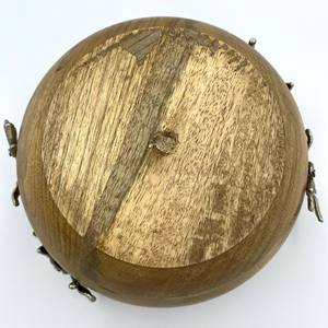 Decorative <b>Wooden</b> <b>Bowl</b> Handcrafted Wood <b>Salad</b> <b>Bowl</b> with Vintage Look and Rustic for Home Decor - Product Image 4