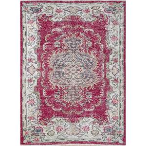 Alfombras de Lana Anudadas a Mano de Gran Tamaño, Diseño de Medallón Rojo y Naranja, para Sala de Estar o Pasillo - Pae-2612 - Product Image 1