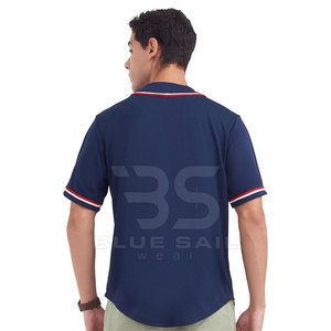 Tissu respirant de maillot de baseball d'équipe sportive de qualité supérieure avec maillot de baseball personnalisé de conception personnalisée - Product Image 5