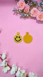 Handmade Women's Beaded Dangle Earrings Trendy Butterfly Shape Lightweight Drop Accessories for <b>Wedding</b> Holiday Fashion Jewelry - Product Image 3