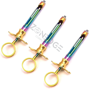 Jeringa de inyección Dental Manual Zonedge, equipo Dental de Metal de acero inoxidable para aspirar - Product Image 3