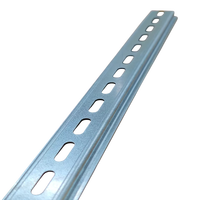 Rail DIN de haute qualité 35 mm en alliage d'aluminium, bande de montage pour panneau de commande, support pour bornier, relais et disjoncteur