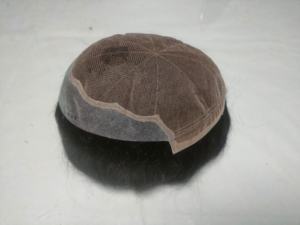 Meilleure qualité Air BD indien Remy perruque de cheveux crépus droite et vague de corps d'eau avec style de vague profonde 100% densité Mono Base toupet - Product Image 2