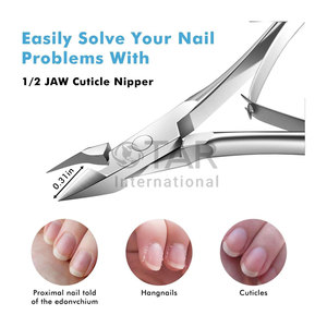 Cortacutículas Profesional de Acero Inoxidable, Pinzas para Cutículas, Removedor de Cutículas, Herramientas de Manicura y Pedicura - Product Image 3