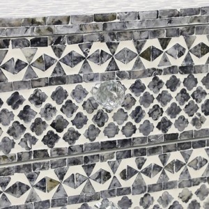 Artículos Populares: Mesita de Noche Decorativa de Nácar, Gabinete para Dormitorio o Sala de Estar, Mueble de Lujo Hecho en Vietnam - Product Image 4