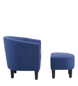 Fauteuil à oreilles en velours traditionnel fait main, réglable, meubles de maison, salon, hôtel, villa, ferme, durable, élégant - Product Image 1