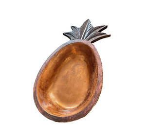 Bol de service en bois pour aliments Ananas Décor Restaurant Ensembles Bol en bois d'acacia classique fait à la main - Product Image 4