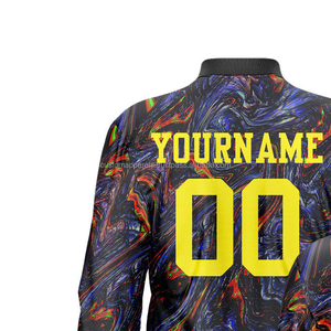 Chaqueta universitaria personalizada Street Legend, ropa urbana con cuello levantado y decoración de bordado frontal, modelo 2017 - Product Image 3