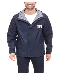 Gros Hommes Imperméable et Respirant Veste À Capuche 100% Nylon Importé fermeture À Glissière Laver À La Machine Sourcing De Bangladesh - Product Image 1