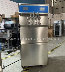 Machine à gelato et yaourt glacé, système à 3 saveurs, machine automatique à faire des cornets de glace avec un appareil à gaufres - Product Image 2