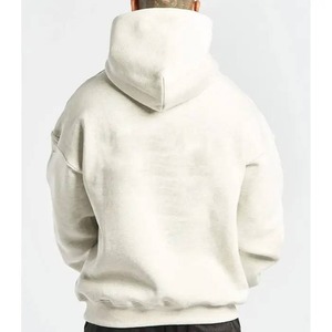 Sweat-shirt unisexe surdimensionné pour homme de haute qualité 100% polyester, sweat-shirt d'hiver avec impression en relief et logo numérique, vente en gros - Product Image 3