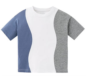 Camiseta de Jersey informal de manga corta personalizada OEM para niños, polos de talla grande con cuello redondo, instalaciones de producción a granel - Product Image 4