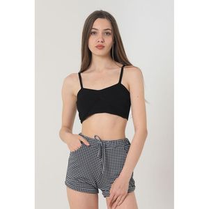 Shorts Mini Negros para Mujer Topshow, Producto al por Mayor - Product Image 3