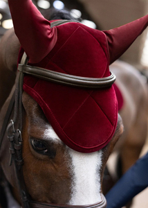 หมวกคลุมหูม้าถักโครเชต์ลายโลโก้แบบกำหนดเอง ดีไซน์หรูหรา ป้องกันแมลง น้ำหนักเบา ระบายอากาศได้ดี พร้อมผ้า  รับผลิตแบบ OEM - Product Image 2