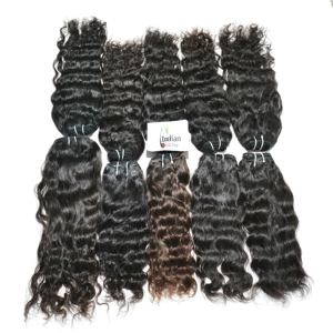 Pas cher 100% Couleur Naturelle Noir Bundle Kinky Silky wave Deep Wave Remy Extensions de Cheveux Humains Indiens pour Femmes - Product Image 2