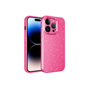 Funda de Silicona Líquida con Purpurina de Lujo Serie SAFA de Netzy para iPhone 14 Pro Max, con Protección Electrochapada, Estilo XS, Inspirada en Ins - Product Image 1
