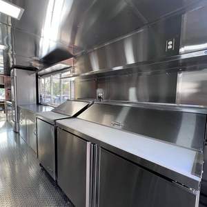 Camion de restauration de rue entièrement équipé, restaurant mobile, conteneur à burgers et pizzas, camion de cuisine avec cuisine complète, chariot de nourriture extérieur personnalisé - Product Image 4