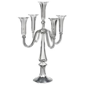 Nouveau candélabre décoratif en métal finition argent pour mariage, fête, décoration intérieure de salon, candélabre de table et de sol - Product Image 6