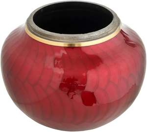 Bougie Urne de crémation pour les cendres humaines-Grande urne à bougie en or rouge-Urne décorative pour l'affichage des cendres à la maison-Belle moderne - Product Image 4