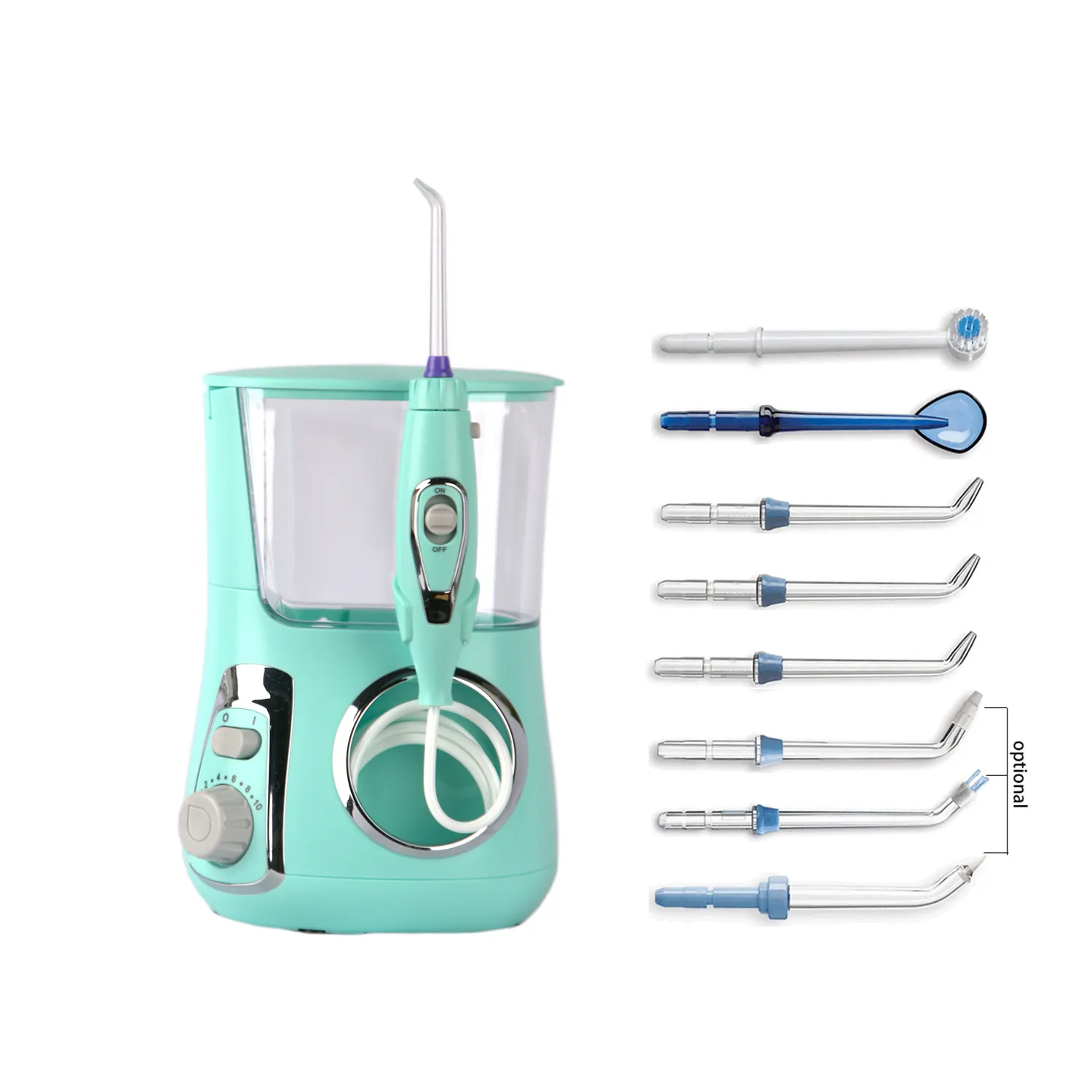 SINBOL elektrischer Wasserflosser professioneller Mundbefeuchter Wasseraufrauber für Zähne Zahnfleisch Zahnspangen Zahnpflege