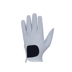Guantes de golf con impresión de logotipo personalizado mano derecha e izquierda guantes de golf cómodos de cuero Cabretta 2025 piel de oveja - Product Image 1