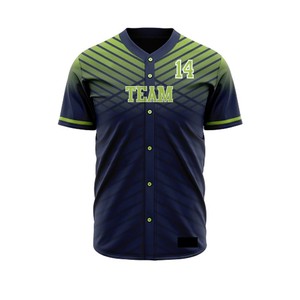 Uniformes de Béisbol Personalizados para Adultos 2024, Nueva Colección de Alta Calidad, Transpirables, Teñidos, 100% Poliéster, Ropa Deportiva, Tallas Grandes, Logotipo Personalizado - Product Image 3
