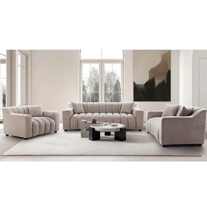 Canapé 3 places Bergamo moderne de qualité export pour salon, canapé rembourré en tissu de luxe disponible à un prix abordable - Product Image 4