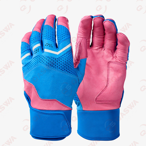 Guantes de béisbol ajustables para batear, tallas para adultos jóvenes, guantes de marca personalizados de Palma antideslizante de ajuste suave - Product Image 3