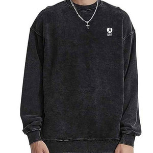 เสื้อสเวตเชิ้ตย้อมสีแบบแอซิดวอชสำหรับผู้ชาย ปี 2026 เนื้อผ้านุ่ม สวมใส่สบาย เหมาะสำหรับใส่ลำลอง ออกกำลังกาย และสไตล์ชุดประจำวัน - Product Image 3