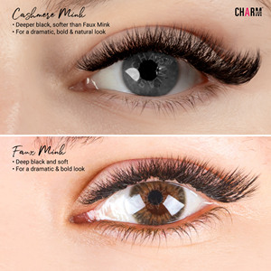 Charmlash Lash Extensions De Cils En Cachemire Individuel Vison Extension De Cils Noir Mat Plateau D'extension De Cils - Product Image 5