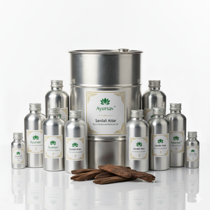 Aceite de fragancia de sándalo clásico hecho a mano Sandali Attar DE LA India - Product Image 3