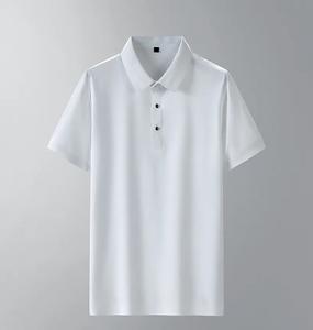 Polo d'affaires d'été pour hommes taille personnalisée séchage rapide élégant respirant haute qualité grande taille design décontracté court longueur - Product Image 3