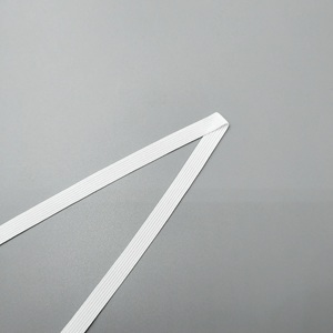 ริบบิ้นผ้าโพลีเอสเตอร์กันลื่นผูกสีขาวสำหรับเครื่องแต่งกายและสิ่งทอใช้ในบ้าน - Product Image 2