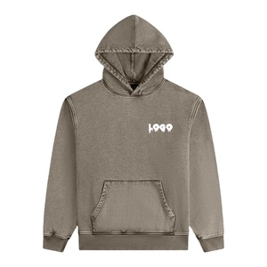 Sweats à capuche unisexes de qualité supérieure, style pull, 100% coton, respirant, personnalisable, lavage à l'acide, imprimé numérique, poche, vêtements d'hiver pour hommes - Product Image 1