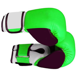 Gants de boxe Gants en cuir respirants et confortables du Pakistan Gants de boxe d'entraînement en cuir véritable de meilleure qualité - Product Image 4