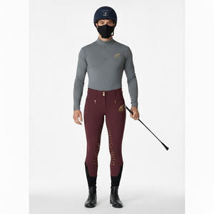 Pantalones de Montar a Caballo de Cintura Alta con Agarre Completo, Estilo Nuevo 2024, Pantalones de Montar para Mujer con Botones - Product Image 5