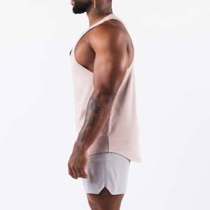 Nueva moda para hombre, camiseta informal atlética, chaleco transpirable para entrenamiento de gimnasia, camisetas sin mangas de ajuste Regular para hombre, ropa de talla grande - Product Image 4