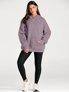 Sudaderas y Hoodies Extra Grandes de Algodón para Mujer, Tejido Casual de Alta Calidad, Transpirable, 280g, con Logotipo Personalizado - Product Image 6