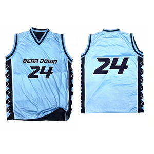 Uniforme de Baloncesto Profesional Unisex Hecho en Pakistán, Conjunto Transpirable y Cómodo sin Mangas de Poliéster con Impresión de Logotipo Personalizado - Product Image 1