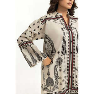 ชุดเซ็ต IUSTTS-2046 ลายพิมพ์ลำลอง แขนสามส่วน สำหรับฤดูใบไม้ผลิ/ฤดูร้อน - Product Image 5