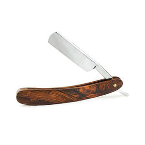 Barber Classic Shaving Cut Throat Maquinilla de afeitar recta con mango de madera Barber Razor - Product Image 1
