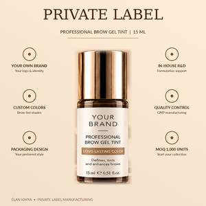 ELAN KIMYA OEM, Tinte de Cejas Profesional de Marca Privada, Textura Cremosa de Larga Duración, 15 ml - Product Image 3
