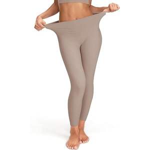 Leggings de mujer con logotipo de tendencia 2025 | Estilo de tendencia súper suave 2025 | Pantalones de Yoga de talla grande de cintura alta al por mayor - Product Image 3